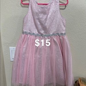 Pretty in pink girls dress